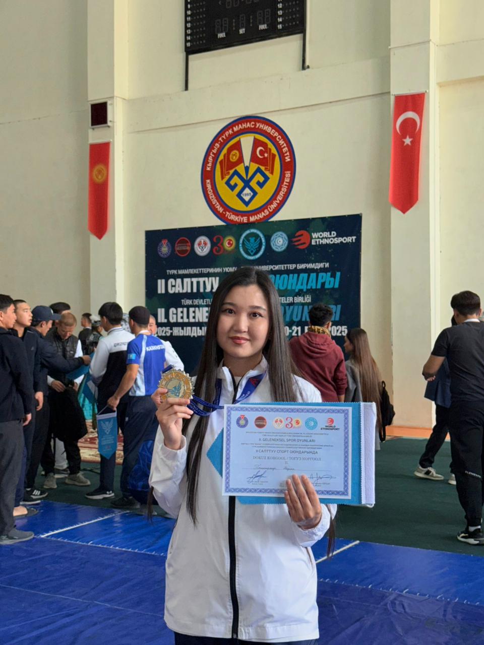 “2nd Place in Toguz Kumalak”.SDGs: 3 – Good Health and Well-being, 17 – Partnerships for the Goals.